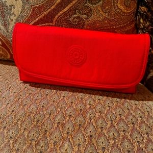 Beautiful KIPLING Red Canvas Wallet